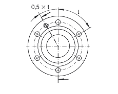 推力角接觸球軸承 ZKLF1762-2Z, 雙向，螺釘安裝，兩側(cè)間隙密封