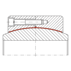 大的關(guān)節(jié)軸承 GE440-DW, 根據(jù) DIN ISO 12 240-1 標(biāo)準(zhǔn)，免維護(hù)